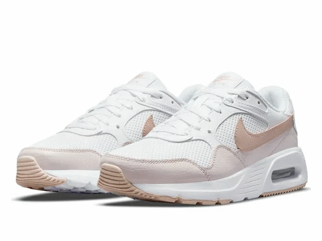 ナイキ レディース ウィメンズ エアマックス SC NIKE WMNS AIR MAX SC CW4554-105 スニーカー ランニング 軽量 運動靴 女性 おしゃれ トレーニングシューズ かわいい 健康 ホワイト ピンク 白 黒 23cm 23.5cm 24cm 24.5cm【あす楽対応_北陸】