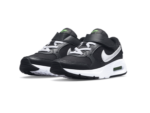 ナイキ エアマックス SC 軽量 ランニングシューズ ジュニア キッズ CZ5356-005 NIKE AIR MAX SC PSV ローカット 運動靴 厚底 マラソン スニーカー かっこいい 速い グリーン ブラック ホワイト 白 黒 男の子 運動会 黒 普段履き 運動 通学 17cm 18cm 19cm 20cm 21cm 22cm