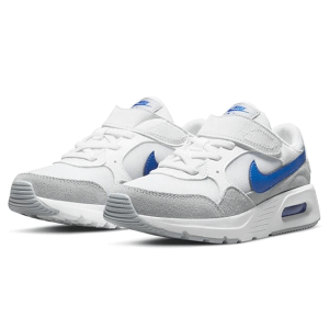 ナイキ エアマックス SC 軽量 ランニングシューズ ジュニア キッズ CZ5356-101 NIKE AIR MAX SC PSV ローカット 運動靴 厚底 マラソン スニーカー かっこいい 速い ブルー ホワイト 白 黒 男の子 運動会 黄色 普段履き 運動 通学 17cm 18cm 19cm 20cm 21cm 22cm