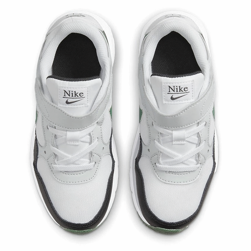 ナイキ エアマックス SC 軽量 ランニングシューズ ジュニア キッズ CZ5356-112 NIKE AIR MAX SC PSV ローカット 運動靴 厚底 マラソン スニーカー かっこいい 速い グリーン ブラック ホワイト 白 黒 男の子 運動会 白 緑 普段履き 運動 通学 17cm 18cm 19cm 20cm 21cm 22cm