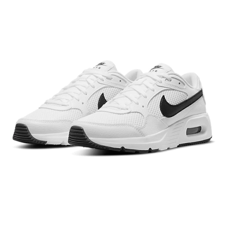 ナイキ エアマックス SC GS CZ5358-102 軽量 ランニングシューズ レディース ジュニア NIKE AIR MAX SC PSV ローカット 運動靴 厚底 マラソン スニーカー かわいい 速い ブラック ホワイト 男の子 女の子 運動会 白 黒 運動 通学 22.5cm 23cm 23.5cm 24cm 24.5cm 25cm