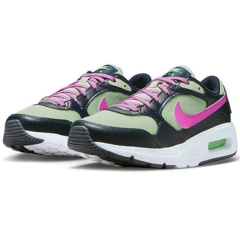 ナイキ エアマックス SC GS 軽量 ランニングシューズ レディース ジュニア CZ5358-300 NIKE AIR MAX SC PSV ローカット 運動靴 厚底 マラソン スニーカー かわいい 速い ブラック ピンゥ パープル パステル 男の子 女の子 運動会 運動 22.5cm 23cm 23.5cm 24cm 24.5cm 25cm