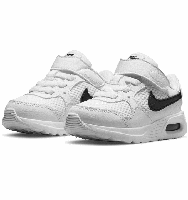 ナイキ エアマックス SC 軽量 ランニングシューズ ベビー キッズ CZ5361-102 NIKE AIR MAX SC TDV ローカット 運動靴 厚底 マラソン スニーカー かっこいい 速い ブラック ホワイト 白 黒 男の子 運動会 普段履き 運動 通学 14cm 15cm 16cm