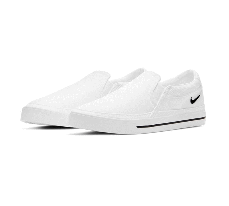 ナイキ スニーカー メンズ レディース NIKE シューズ ウィメンズコートレガシー スリッポン CW6540 100 ホワイト ローカット 大きいサイズ 白 黒 運動靴 定番 カジュアル 通学 軽量 かっこいい オシャレ 23cm 23.5cm 24cm 24.5cm 25cm 25.5cm 26cm 26.5cm 27cm 28cm 29cm