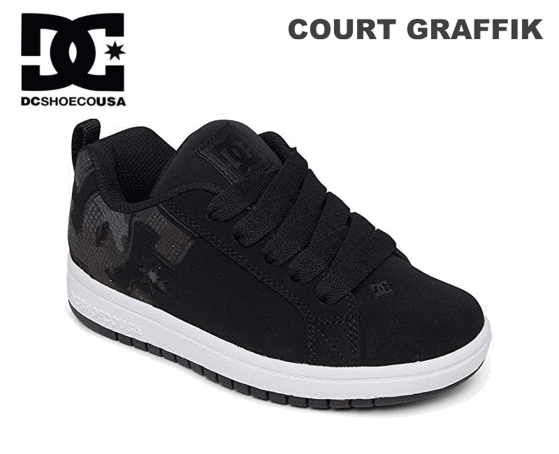 ディーシー dc ジュニア キッズ ローカット スニーカー シューズ コートグラフィック COURT GRAFFIK LITE EV DK204010 ダンス ...