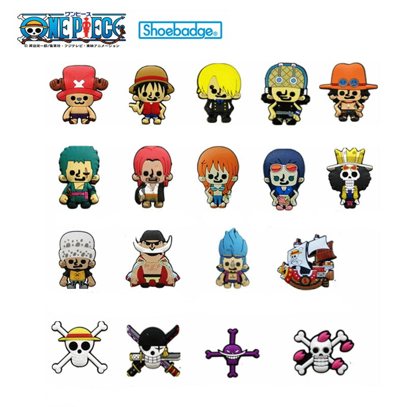 【メール便対応】【ジビッツ】クロックス シューバッジ バッチ バッヂ ワンピース ONEPIECE タウンサンダル アクセサリー shoebadge【メール便対...