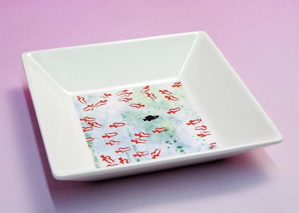 レオ・レオニの食器◆11．5cm角皿『スイミー』 【おしゃれ かわいい】