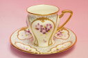 ノリタケ オマージュコレクション 色絵金彩菫文 碗皿