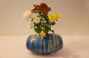 彩釉 花器(青)