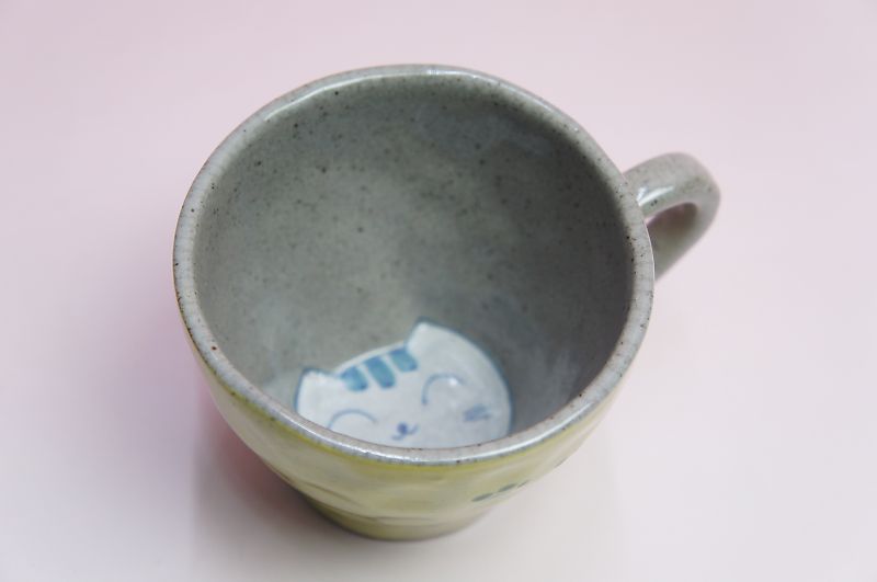 黄ねこマグカップ