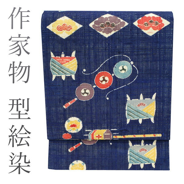 楽天市場】型絵染め 名古屋帯の通販 楽天市場】型絵染め 名古屋帯の通販
