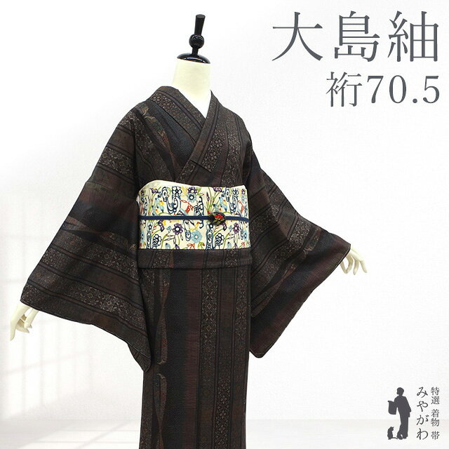楽天市場】大島紬（カラーマルチカラー・種類（着物）つむぎ）（着物