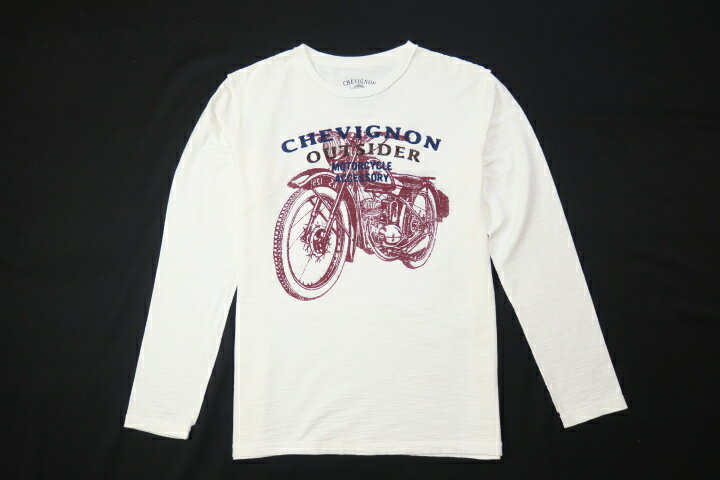 シェビニオン CHEVIGNON Tシャツ モーターサイクルロンティー リバーシブルティーシャツ