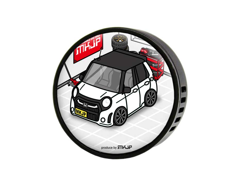 芳香剤 車 エアコン吹き出し口 かわいい カーディフューザー エアコン 車好き 車装飾 消臭 ホンダ N-ONE モデューロX JG1 2 ツートンブラック （フレーバー1個付き）