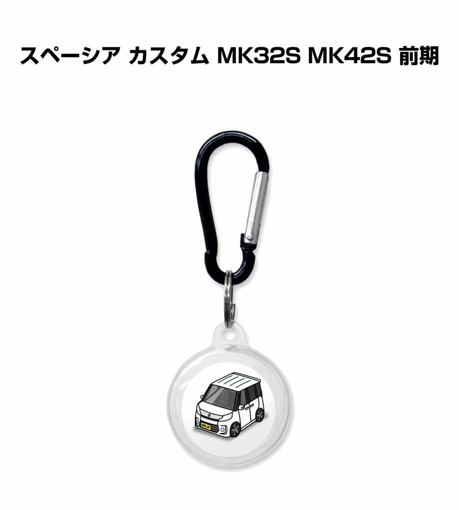 乐天商城 - AirTagケース 車 鍵 TPU 透明 クリア AirTag エアタグ エアタグカバー エアタグケース Apple iPhone 保護 紛失防止 GPS 保護ケース スズキ スペーシア カスタム MK32S MK42S 前期 送料無料