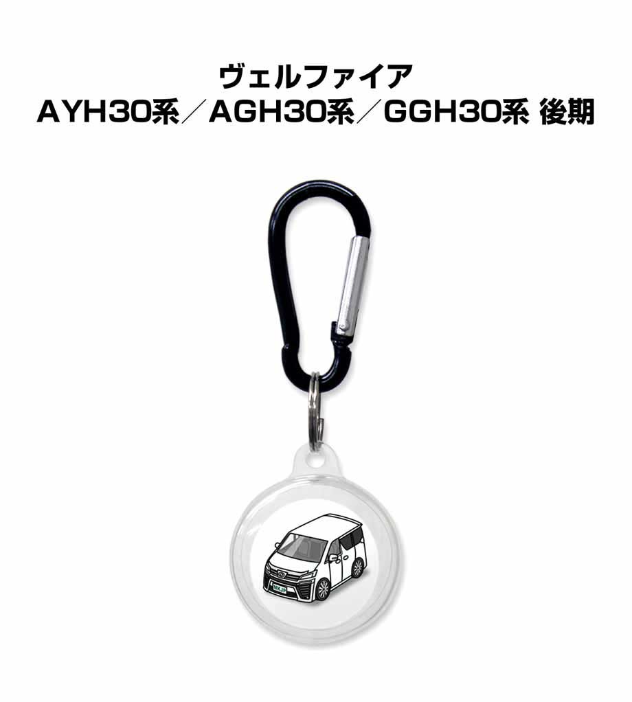 Rakuten - AirTagケース 車 鍵 TPU 透明 クリア AirTag エアタグ エアタグカバー エアタグケース Apple iPhone 保護 紛失防止 GPS 保護ケース トヨタ ヴェルファイア AYH30系／AGH30系／GGH30系 後期 送料無料