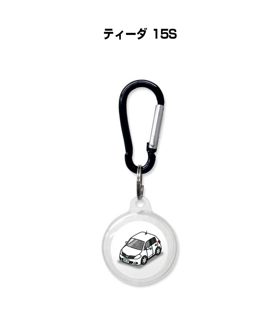 Rakuten - AirTagケース 車 鍵 TPU 透明 クリア AirTag エアタグ エアタグカバー エアタグケース Apple iPhone 保護 紛失防止 GPS 保護ケース ニッサン ティーダ 15S 送料無料