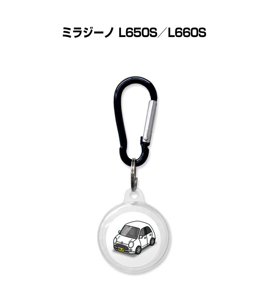 AirTagケース 車 鍵 TPU 透明 クリア AirTag エアタグ エアタグカバー エアタグケース Apple iPhone 保護 紛失防止 GPS 保護ケース ダイハツ ミラジーノ L650S／L660S 送料無料