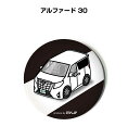 缶バッジ キーホルダー 丸型 31mm 54mm 車 車好き 祝い 納車 オリジナル プレゼント ギフト 記念品 メンズ 誕生日 彼氏 おしゃれ トヨタ アルフ...