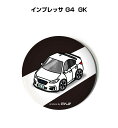缶バッジ キーホルダー 丸型 31mm 54mm 車 車好き 祝い 納車 オリジナル プレゼント ギフト 記念品 メンズ 誕生日 彼氏 おしゃれ スバル インプ...