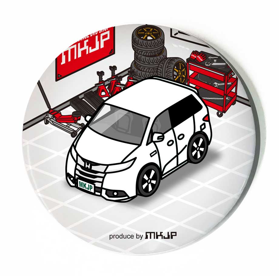 缶バッジ キーホルダー 丸型 31mm 54mm 車 車好き 祝い 納車 オリジナル プレゼント ギフト 記念品 メンズ 誕生日 彼氏 おしゃれ ホンダ オデッセイ アブソルート RC 送料無料 3