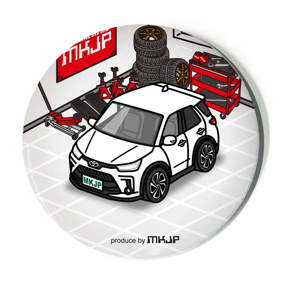 缶バッジ キーホルダー 丸型 31mm 54mm 車 車好き 祝い 納車 オリジナル プレゼント ギフト 記念品 メンズ 誕生日 彼氏 おしゃれ トヨタ ライズ A200A／A210A 送料無料 3