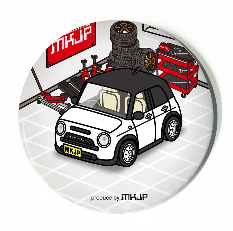 Can Badge Llavero Redondo 31mm 54mm Coche Celebración Entrega Regalo Original Recuerdo Cumpleaños Hombre Novio Moda Suzuki Lapin LC HE33S/HE93S Tardío Dos Tonos Negro Envío Gratis — vista 3