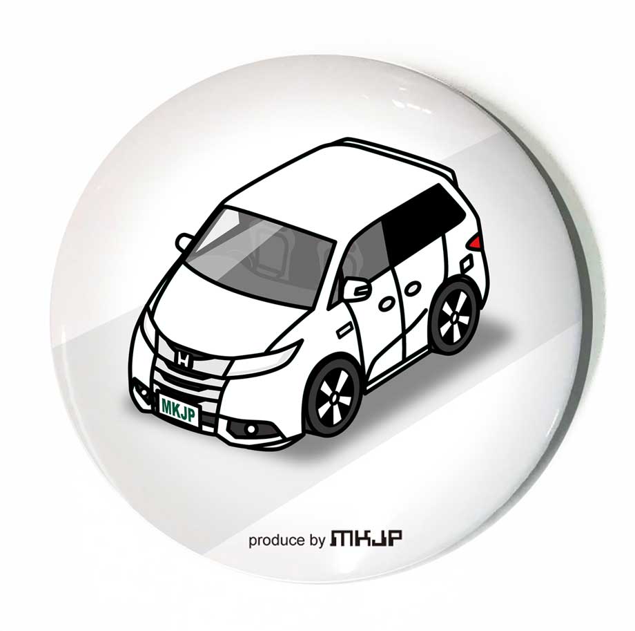 缶バッジ キーホルダー 丸型 31mm 54mm 車 車好き 祝い 納車 オリジナル プレゼント ギフト 記念品 メンズ 誕生日 彼氏 おしゃれ ホンダ オデッセイ アブソルート RC 送料無料 2