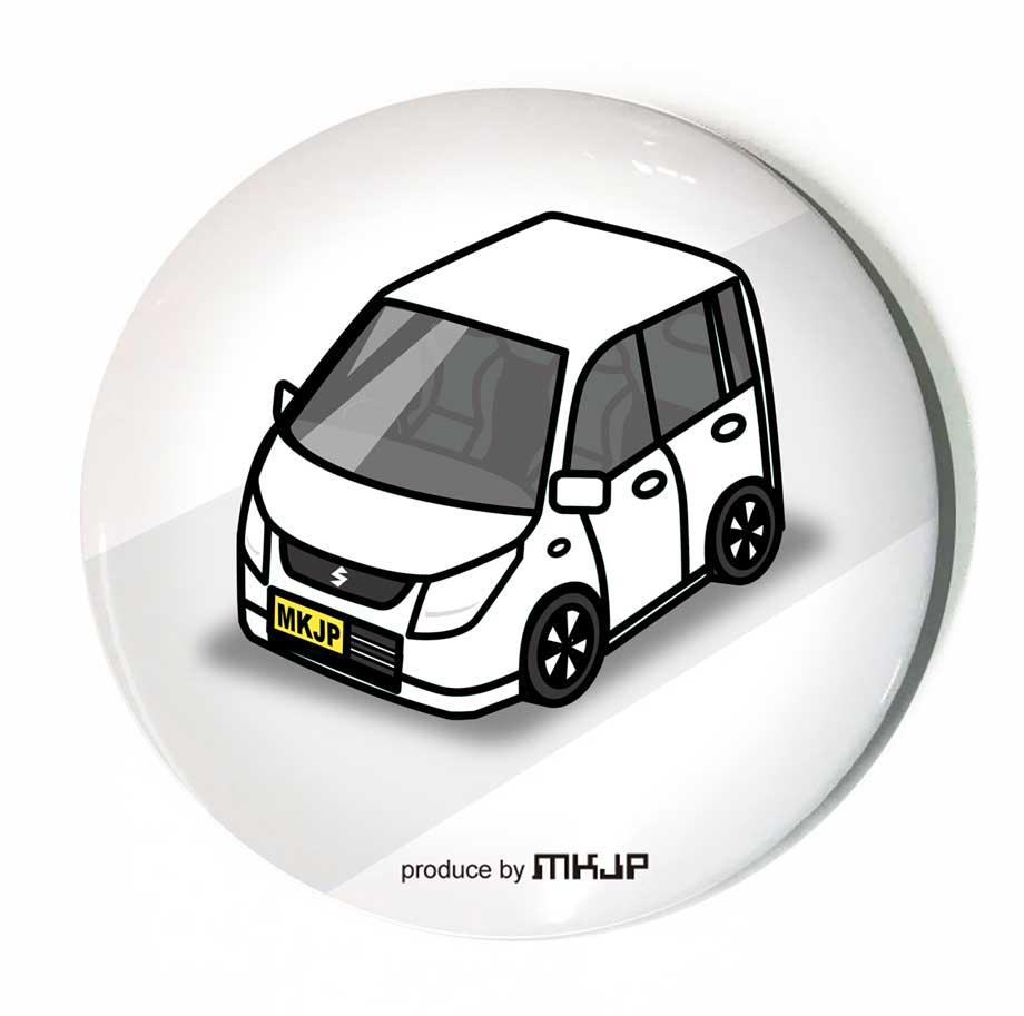 缶バッジ キーホルダー 丸型 31mm 54mm 車 車好き 祝い 納車 オリジナル プレゼント ギフト 記念品 メンズ 誕生日 彼氏 おしゃれ スズキ ワゴンR MH23S 送料無料 2