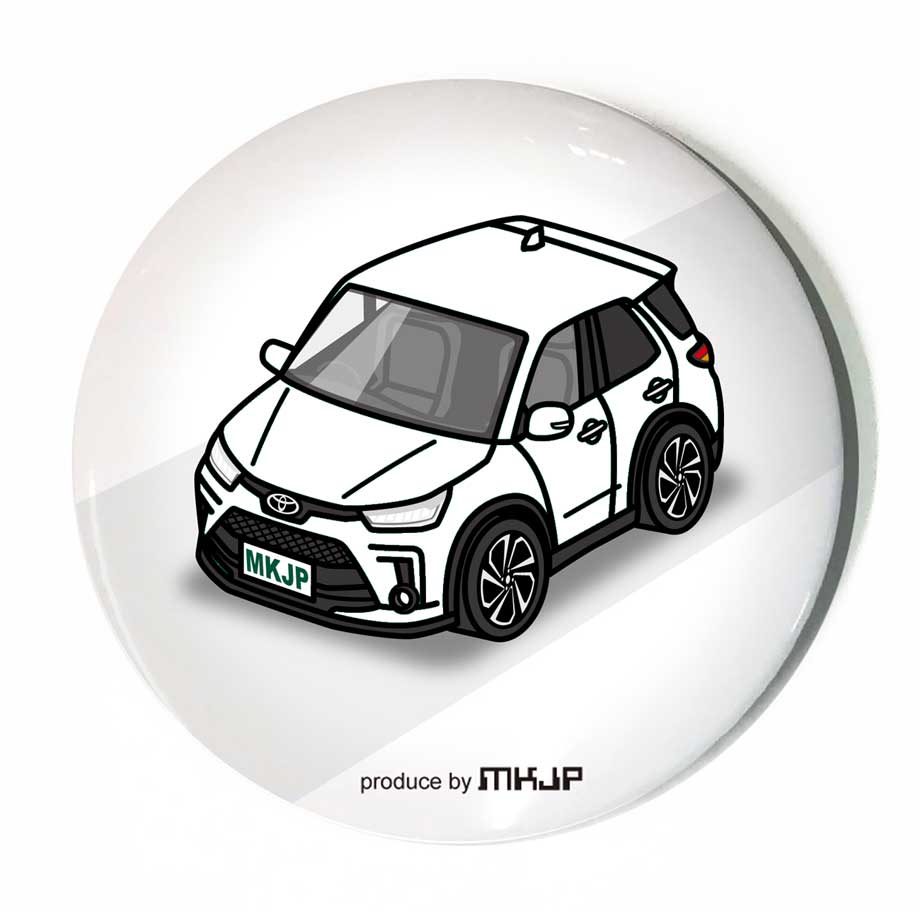 缶バッジ キーホルダー 丸型 31mm 54mm 車 車好き 祝い 納車 オリジナル プレゼント ギフト 記念品 メンズ 誕生日 彼氏 おしゃれ トヨタ ライズ A200A／A210A 送料無料 2