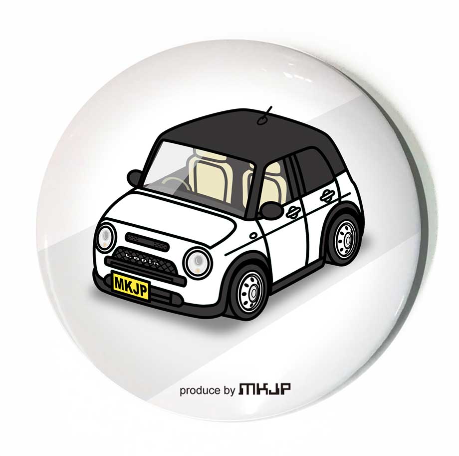 Can Badge Llavero Redondo 31mm 54mm Coche Celebración Entrega Regalo Original Recuerdo Cumpleaños Hombre Novio Moda Suzuki Lapin LC HE33S/HE93S Tardío Dos Tonos Negro Envío Gratis — vista 2