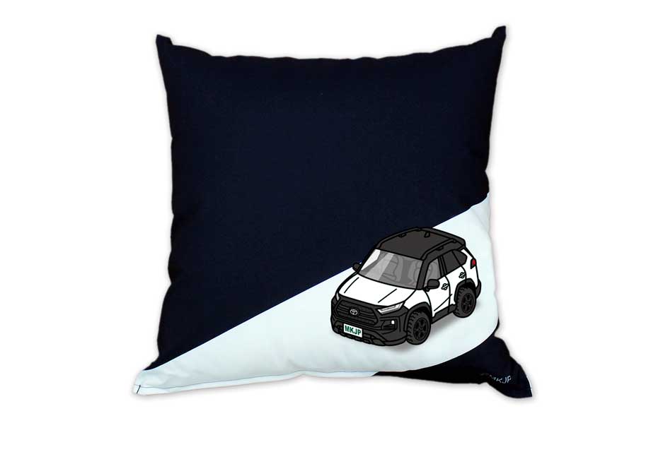 クッション 車好き プレゼント 車 メンズ 誕生日 彼氏 イベント クリスマス 男性 腰痛 かっこいい トヨタ RAV4 アドベンチャー オフロードパッケージ2 MXAA54/AXAH54 ツートンブラック 送料無料