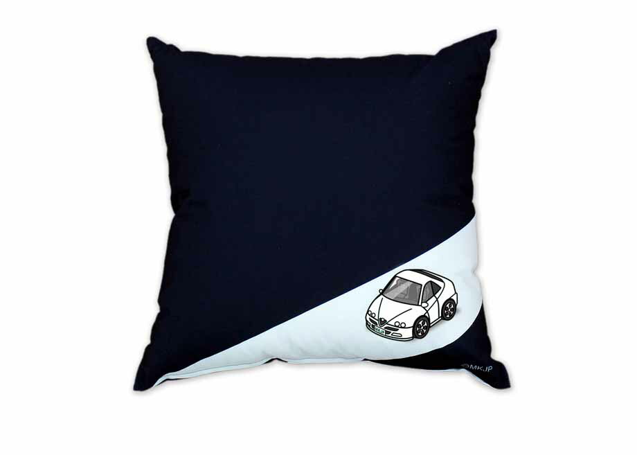 クッション 車好き プレゼント 車 メンズ 誕生日 彼氏 イベント クリスマス 男性 腰痛 かっこいい 外車 アルファロメオ GTV 916 送料無料 [3]