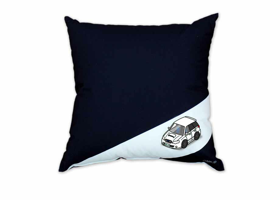 クッション 車好き プレゼント 車 メンズ 誕生日 彼氏 イベント クリスマス 男性 腰痛 かっこいい スバル レガシィ ツーリングワゴン BP 送料無料 [3]