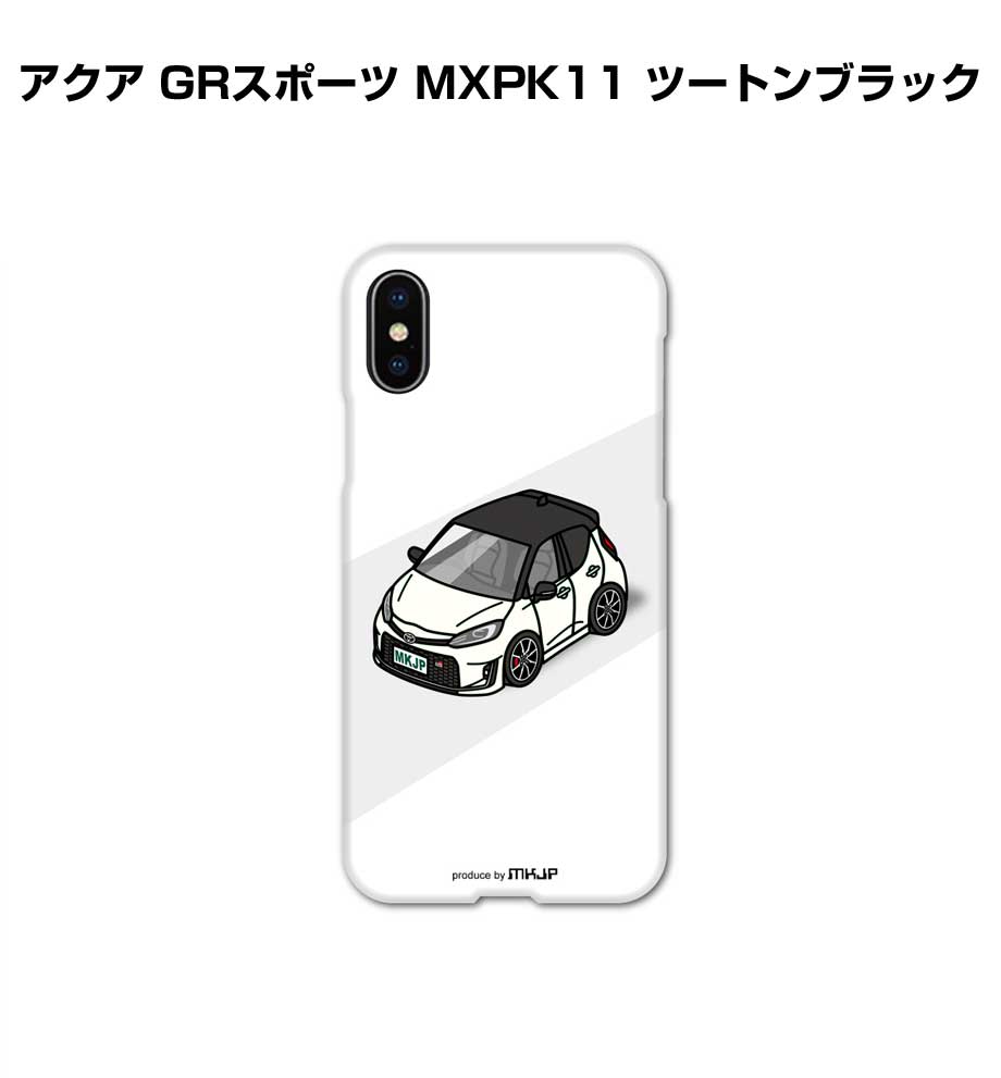 乐天商城 - iPhone スマホケース iPhone17 iPhone17e iPhone17Pro iPhone17ProMax iPhoneAir iPhone16 iPhone16e iPhone16Plus iPhone16Pro iPhone16ProMax 車 祝い 納車 トヨタ アクア GRスポーツ MXPK11 ツートンブラック 送料無料