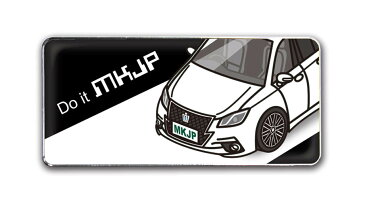 エンブレム 2個入り H25mm×W55mm 車種別 シンプル ドレスアップ 飾り 車特集 トヨタ クラウン アスリート GRS210/AWS210型 送料無料