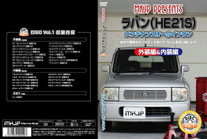 ラパン(HE21S)メンテナンスDVD