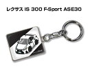 車種別かわカッコいい キーホルダー ギフト イラスト 名入れ プレゼント ナンバー 車 メンズ 誕生日 彼氏 クリスマス 男性 贈り物 秋特集 外車 レクサス IS 300 F-Sport ASE30