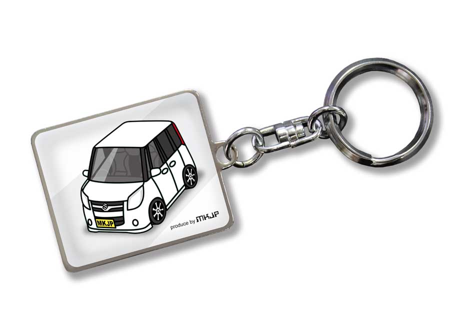 車種別かわカッコいい キーホルダー ギフト イラスト 名入れ プレゼント ナンバー 車 メンズ 誕生日 彼氏 クリスマス 男性 贈り物 秋特集 スズキ パレット MK21S 2