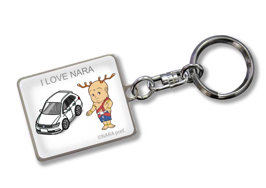 メンテナンスDVDショップ MKJPの車種別かわカッコいい キーホルダー ギフト イラスト 名入れ プレゼント ナンバー 車 メンズ 誕生日 彼氏 クリスマス 男性 贈り物 秋特集 外車 フォルクスワーゲン パサート ヴァリアント B8｜アングル3