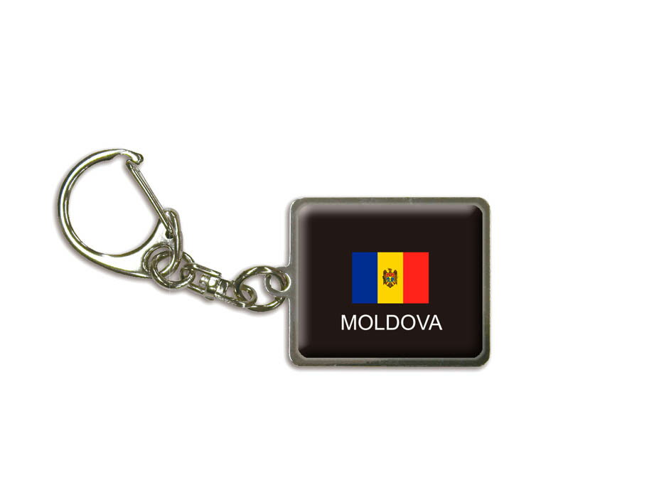 国旗キーホルダー 記念品 父の日 プレゼント 世界 贈り物 オリンピック 国旗 124 モルドバ MOLDOVA 送料無料 2