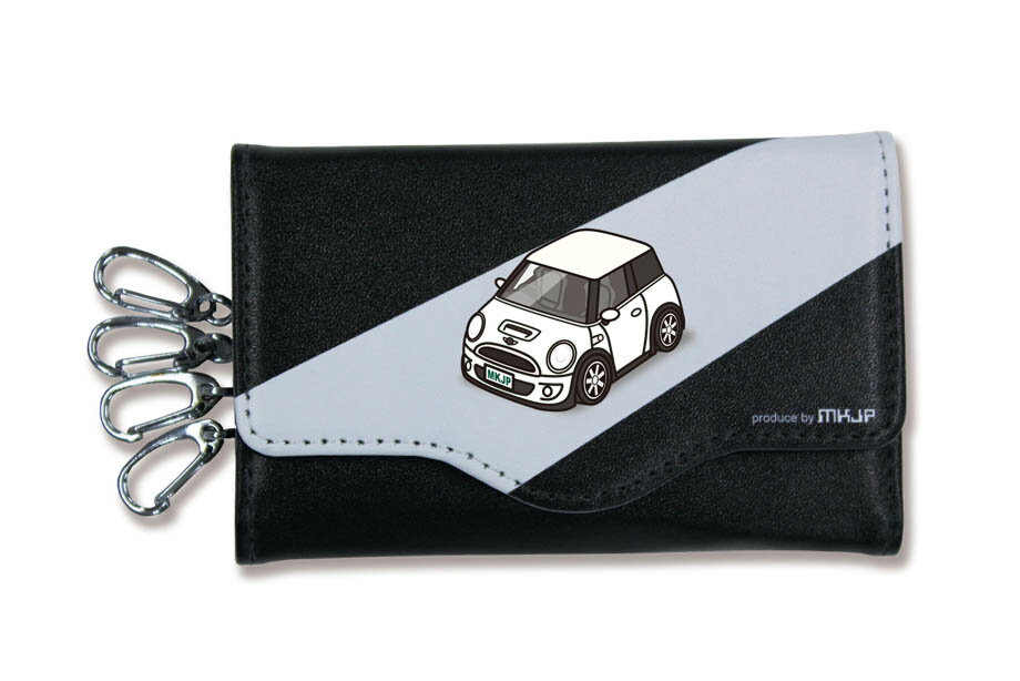 キーケース かわいい かっこいい イラスト プレゼント 車 車好き メンズ 誕生日 彼氏 クリスマス 男性 贈り物 ギフト 外車 MINI COOPER-S R56