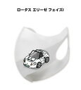 マスク 洗える 立体 日本製 車好き プレゼント 車 メンズ 彼氏 男性 シンプル おしゃれ 外車 ロータス エリーゼ(フェイズI) 送料無料