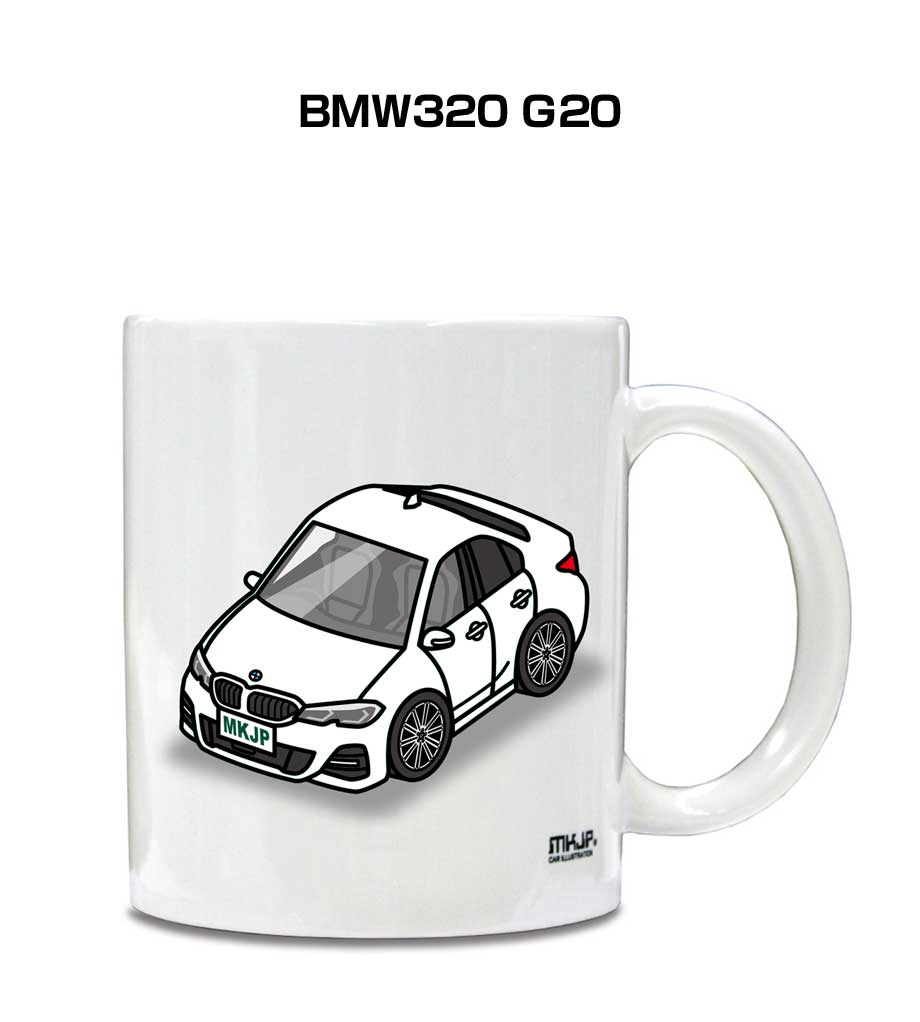 マグカップ 330ml 車好き プレゼント 車 メンズ 誕生日 彼氏 イベント クリスマス 男性 ギフト おしゃれ 外車 BMW320 G20 送料無料