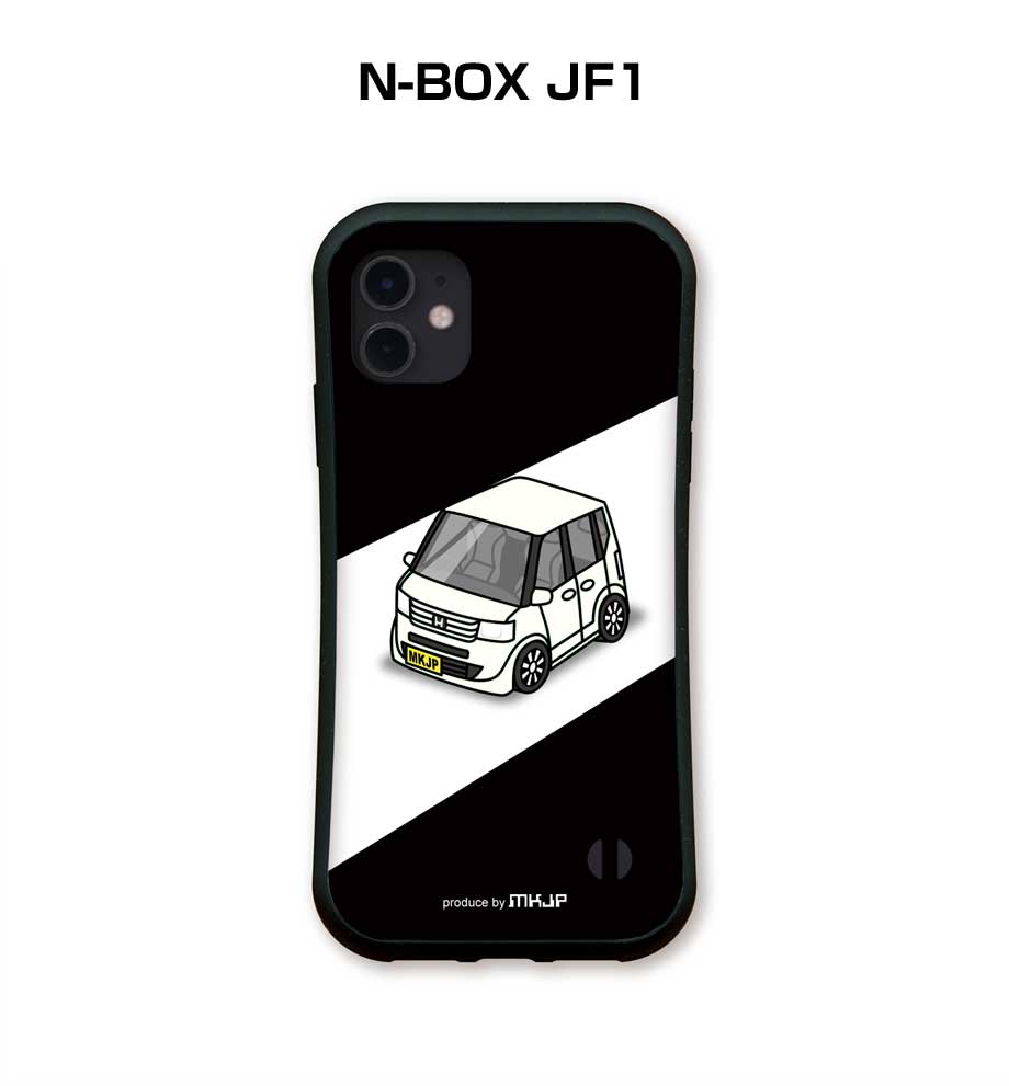 Rakuten - グリップケース スマホケース iPhone17 iPhone17e iPhone17Pro iPhone17ProMax iPhoneAir iPhone16系 iPhone15系 車 車好き 祝い 納車 TPUケース 耐衝撃 ホンダ N-BOX JF1 送料無料