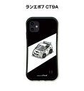 グリップケース スマホケース iPhone15 iPhone15 Plus iPhone15 Pro iPhone15 Pro Max iPhone14 iPhone14 Plus iPhone14 Pro iPhone14 Pro Max 車 車好き 祝い 納車 TPUケース 耐衝撃 ミツビシ ランエボ7 CT9A 送料無料