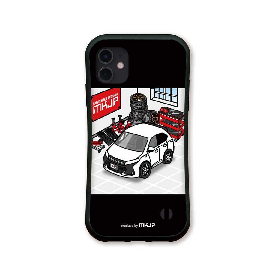 グリップケース スマホケース iPhone17 iPhone17Pro iPhone17ProMax iPhoneAir iPhone16系 iPhone15系 車 車好き 祝い 納車 TPUケース 耐衝撃 トヨタ ハリアーG's ZSU60W 送料無料