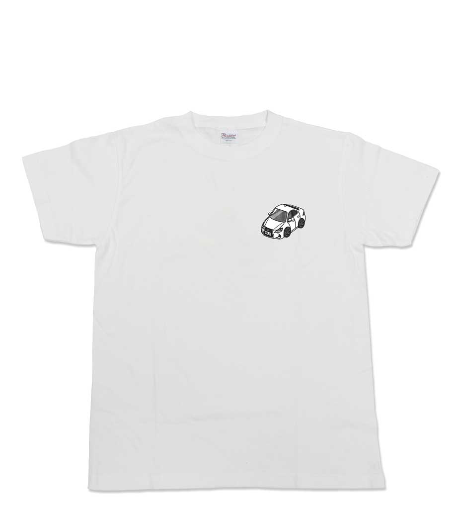 Tシャツ モノクロ モノトーン シンプル クール かっこいい お洒落 車好き プレゼント 車 誕生日 祝い クリスマス 男性 外車 レクサス IS 300h AVE30 送料無料 — vista 2