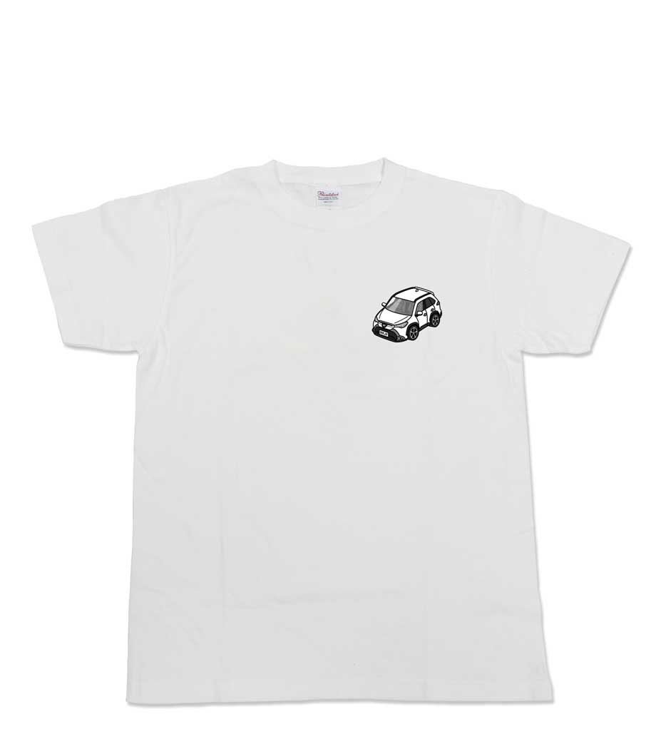 Tシャツ モノクロ モノトーン シンプル クール かっこいい お洒落 車好き プレゼント 車 誕生日 祝い クリスマス 男性 トヨタ カローラ クロス ZSG10／ZVG10／MXGA10 送料無料