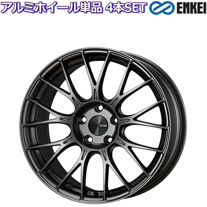 18インチ 5穴 114.3/100 8J/8.5J/9J エンケイ/ENKEI PerformanceLine PFM1 ダークシルバー ホイール単品 4本セット